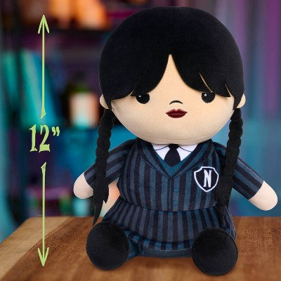 Wednesday Series Weighted Comfort Plush: Creative Thinking Polyester Plush Doll