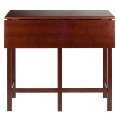 Lynnwood High Drop Leaf Dining Table Antique Walnut - Winsome: Solid Wood, Bar-Height, Rectangular (LOCAL PICKUP ONLY)