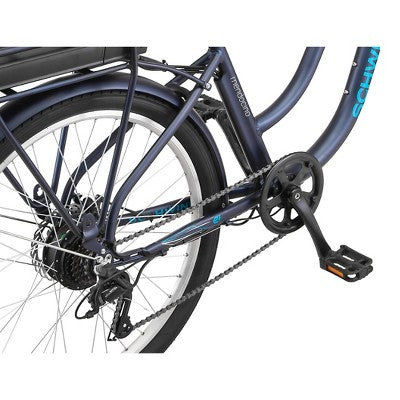 Schwinn Adult Mendocino 26'' Step Through Electric Bike - Matte Blue (LOCAL PICKUP ONLY)