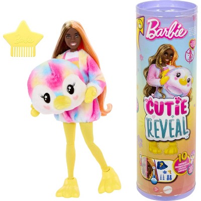 Barbie Cutie Reveal Penguin Doll & Accessories, Color Dream Series10 Surprises