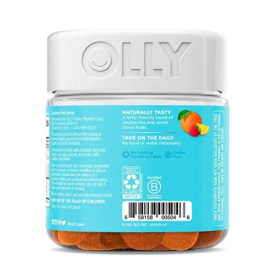 OLLY Essential Prenatal Multivitamin Gummies - Sweet Citrus - 60ct