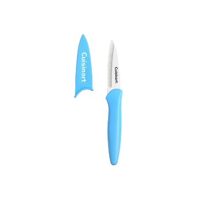 Cuisinart 3pc Dual Sided Cutting Board & Cutlery Set: Stainless Steel Knife Set, Nonstick Coating, Vibrant Blue