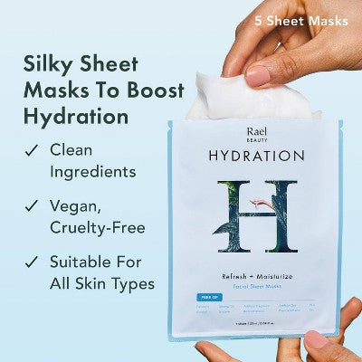 Rael Beauty Hydration Facial Sheet Mask - 1ct