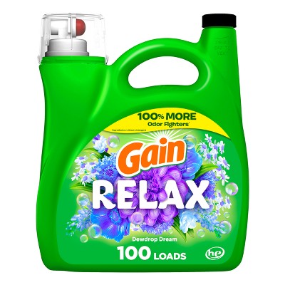 Gain Liquid Laundry Detergent - Relax - 144 fl oz
