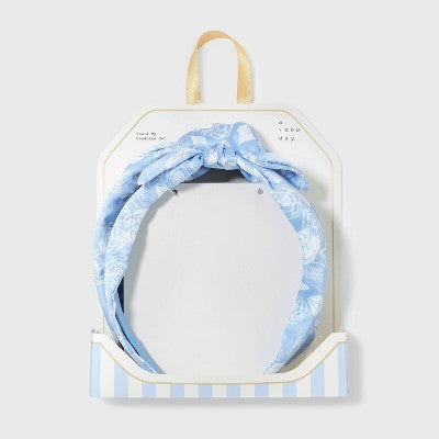 Mommy & Me Flower Headband Set 2pc - A New Day Blue