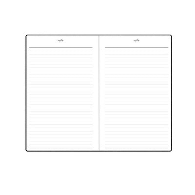 NOTIQ for Blue Sky 2025 Weekly/Monthly Planner 8.31"x6.14" Black Croc: Adult Side-Bound, Tabs, 5x8, January-December