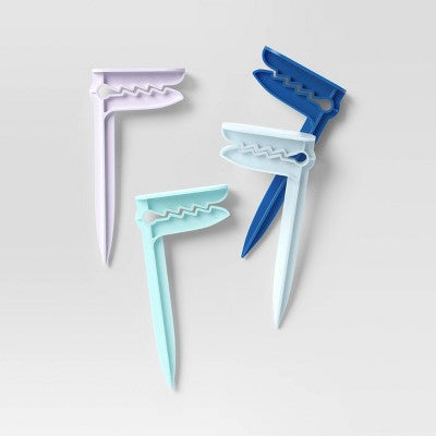 4pk Towel Clips Cool Colorway - Sun Squad