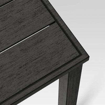 Ryegate 6 Person Weathered Teak Rectangle Patio Dining Table - Threshold (LOCAL PICKUP ONLY)