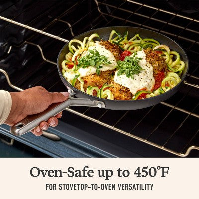 Calphalon 8pc Hard Anodized Aluminum Nonstick Cookware Set: Tempered Glass Lids, Dishwasher & Oven Safe (LOCAL PICKUP ONLY)