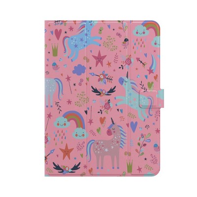 GEMS Kids 'Unicorns' Universal Tablet Case - Peach Orange: Fits Tablets Up to 11"