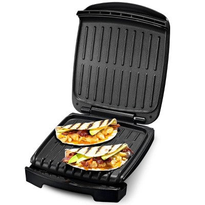 Gourmia 4-Serving Multi-Use Contact Grill & Panini - Black