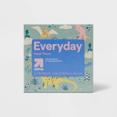 Everyday Facial Tissue - Kids Designs - 1pk/70ct - up&up