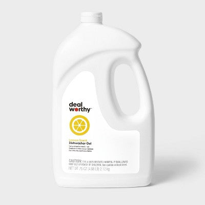 Dishwasher Detergent Gel - 75 fl oz - Dealworthy
