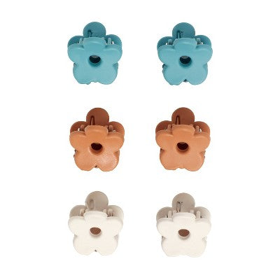 Planet Goody Mini Flower Claw Clips - 6ct