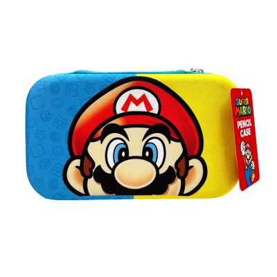 Mario Soft Shell Pencil Case, School Supplies