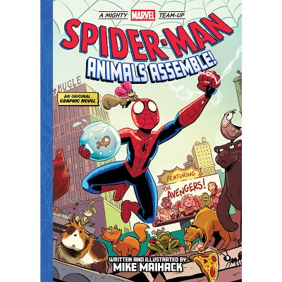 Spider-Man: Animals Assemble! (a Mighty Marvel Team-Up) - (A Mighty Marvel Team-Up) by Mike Maihack (Hardcover)