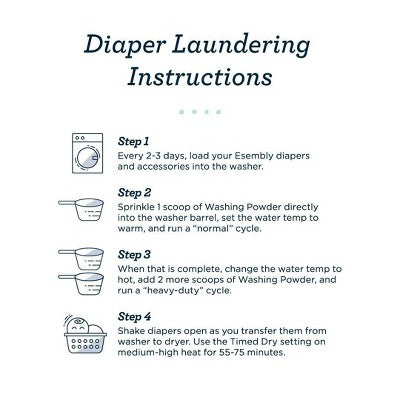 Esembly Cloth Diaper Outer Reusable Diaper Cover & Swim Diaper - Blush - Size 2