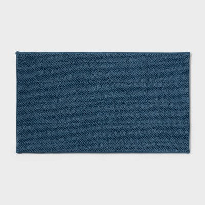 20"x34" Performance Plus Cotton Memory Foam Bath Rug Teal - Threshold