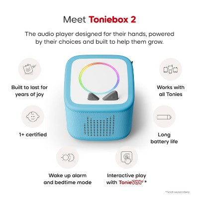 tonies Disney Frozen Toniebox 2 Starter Set - Sky Blue