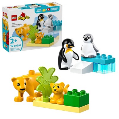 LEGO DUPLO Town Wild Animal Families Penguins & Lions 10442