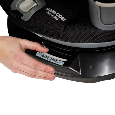 Maxi-Cosi Emme 360 Rotating All-in-One Convertible Car Seat - Midnight Black (LOCAL PICKUP ONLY)