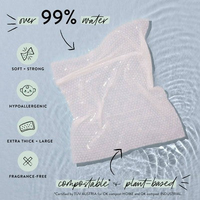 The Honest Company Plant-Based Baby Wipes made with over 99% Water - Geo Mood - 288ct