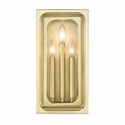 Z-Lite Easton 3 - Light Wall Light in Rubbed Brass