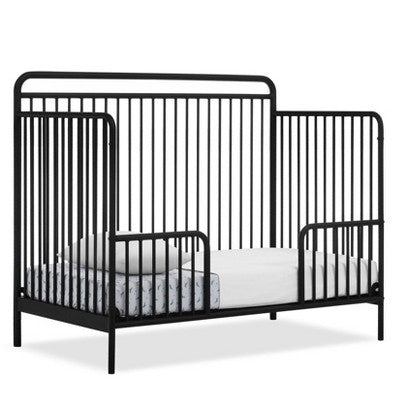 Delta Children Hayden 5-in-1 Convertible Metal Crib - Matte Black (LOCAL PICKUP ONLY)