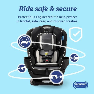 Graco Extend2Fit Convertible Car Seat - Gotham (LOCAL PICKUP ONLY)