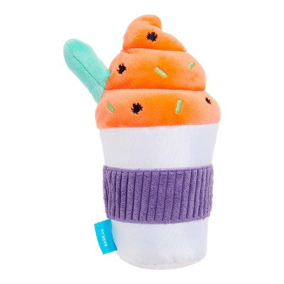 BARK Halloween Witch's Brew Coffee Drink Dog Plush Toy