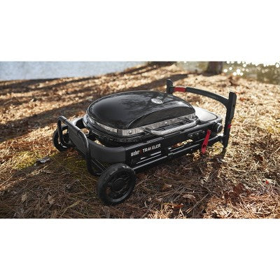 Weber 11000 btu Traveler Compact Portable Grill Model #1500460 Black (LOCAL PICKUP ONLY)