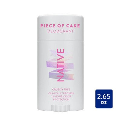 Native Limited Edition Solid Deodorant - Vanilla Piece of Cake - 2.65oz