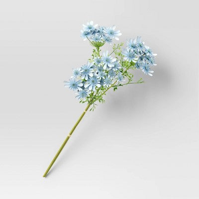 Artificial Blue Flower Stem - Threshold (LOCAL PICKUP ONLY)