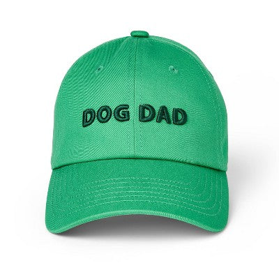Adult "Dog Dad" Baseball Cap - Green - The Cuddle Collab