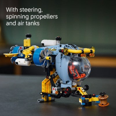 LEGO Technic Deep-Sea Research Submarine Building Toy 42201
