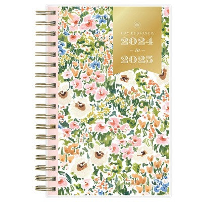 Day Designer 2024-25 Weekly/Monthly Planner 6.125"x3.625" Wirebound Ashley Cottage