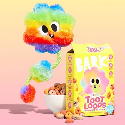 BARK 14" Snack Pack Tooty the Toot Dog Rope Plush Toy