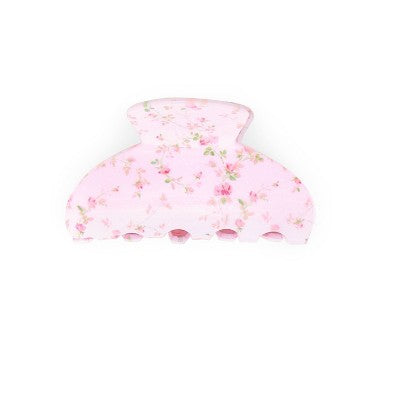 Goody x LoveShackFancy Small Claw Clips - Rosa Beaux and English Ivy - 2ct - Pink