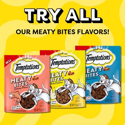 Temptations Meaty Bites Tuna Jerky Cat Treats - 4.1oz