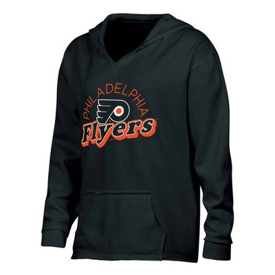 NHL Philadelphia Flyers Women's Dark Fleece Hooded Sweatshirt - XL