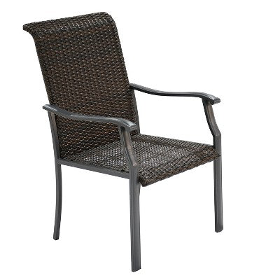 Saint Birch 2 Piece Outdoor Dining Chair Set, Brown (LOCAL PICKUP ONLY)