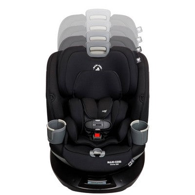Maxi-Cosi Emme 360 Rotating All-in-One Convertible Car Seat - Midnight Black (LOCAL PICKUP ONLY)