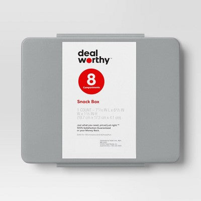 Snack Bento Box - Dealworthy Gray