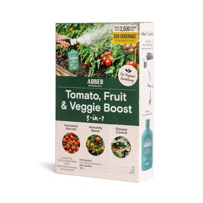 Arber Organic Fruit and Veggie 3-in-1 Boost and Ready to Spray Care Fertilizer 8oz