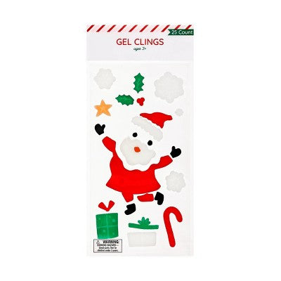 Window Gel Clings Santa Claus - Bullseye's Playground