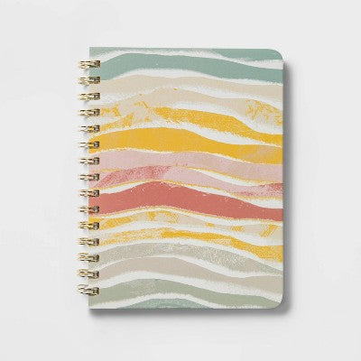 96 Sheet College Ruled Journal 5.75"x8" Spiral Wave - Threshold