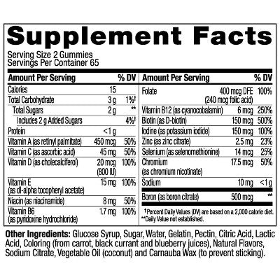 OLLY Women's Multivitamin Gummies - Berry - 130ct