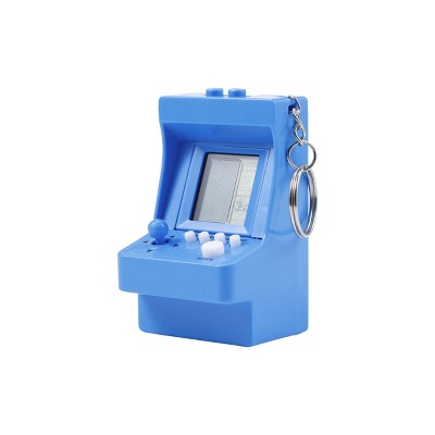 Vivitar Mini Arcade Game Keychain - Blue: Educational Handheld Game for Kids Age 6+