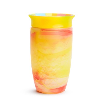 Munchkin 10oz Miracle 360 Tropical Swirl Sippy Cup Radical Rainbow