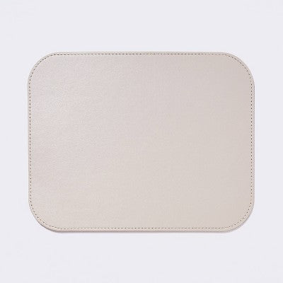 Faux Leather Mouse Pad Light Pink - Threshold